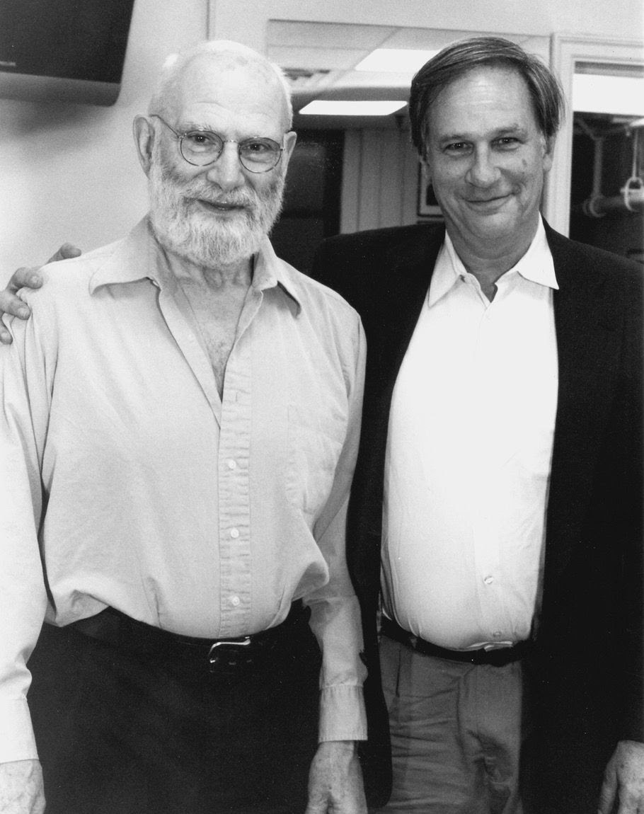 Oliver with Robert Krulwich